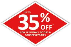 Up to 35% off Windows, Doors & Conservatories